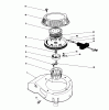 Toro 20103 - Lawnmower, 1991 (1000001-1999999) Ersatzteile RECOIL ASSEMBLY (MODEL NO. 47PL0-1)