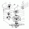 Toro 20107 - Lawnmower, 1991 (1000001-1999999) Ersatzteile BLADE BRAKE CLUTCH ASSEMBLY
