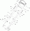 Toro 20112 - 22" Recycler Lawn Mower, 2008 (280000001-280999999) Ersatzteile HANDLE ASSEMBLY