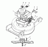 Toro 20180 - Lawnmower, 1992 (2000001-2999999) Ersatzteile ENGINE ASSEMBLY