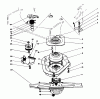 Toro 20210 - Lawnmower, 1991 (1000001-1999999) Ersatzteile BLADE BRAKE CLUTCH ASSEMBLY