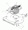 Toro 20210 - Lawnmower, 1991 (1000001-1999999) Ersatzteile ENGINE ASSEMBLY