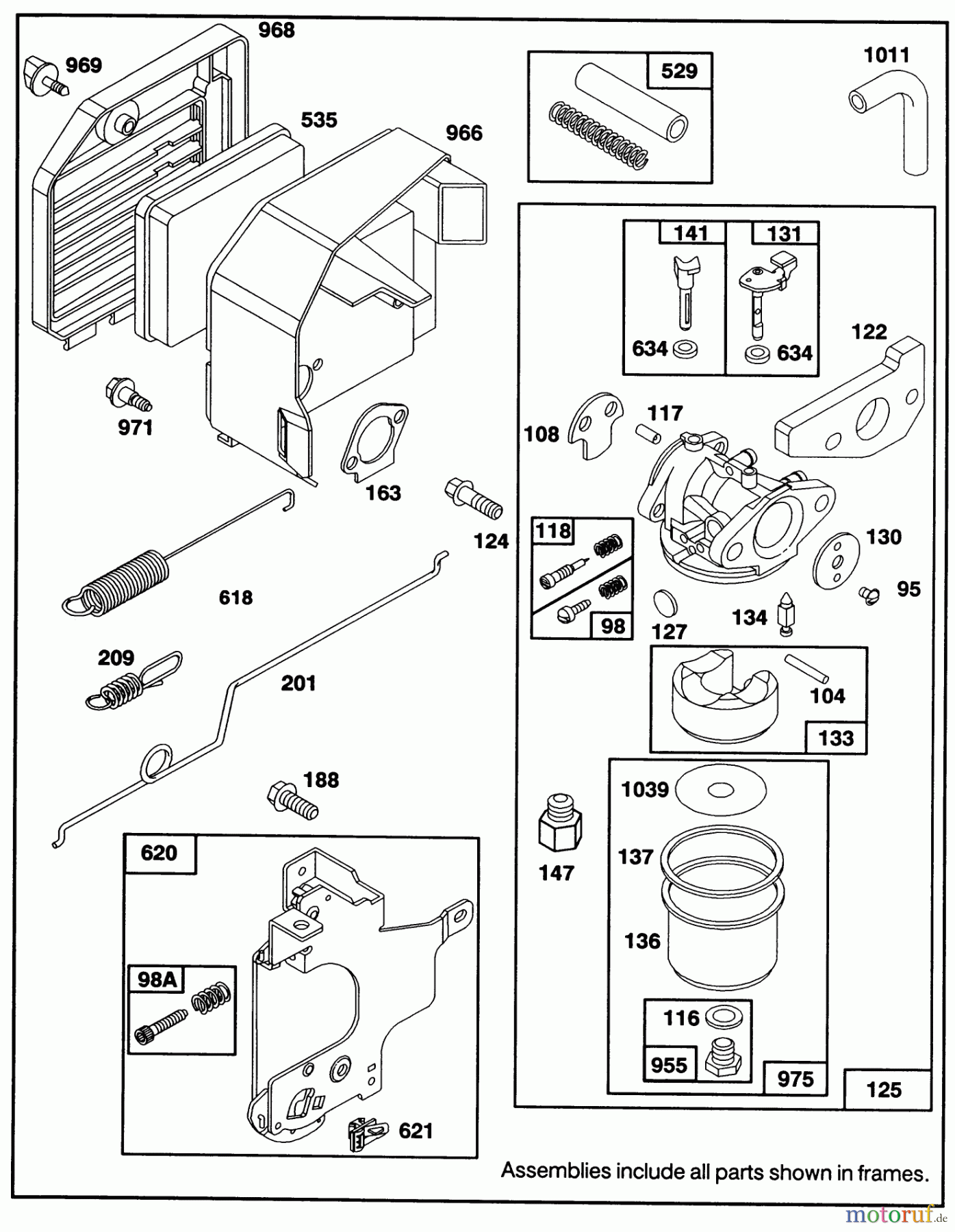  Toro Neu Mowers, Walk-Behind Seite 1 20210 - Toro Lawnmower, 1991 (1000001-1999999) ENGINE GTS-150 77-8990 #2