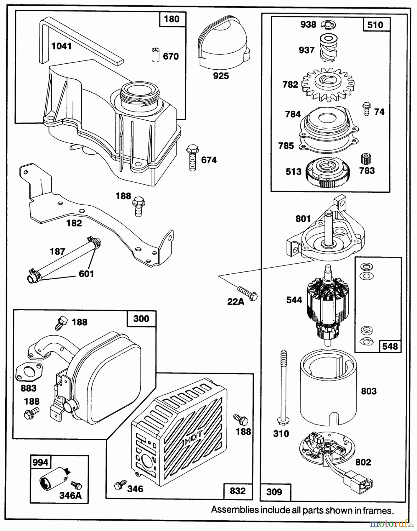  Toro Neu Mowers, Walk-Behind Seite 1 20210 - Toro Lawnmower, 1991 (1000001-1999999) ENGINE GTS-150 77-8990 #4