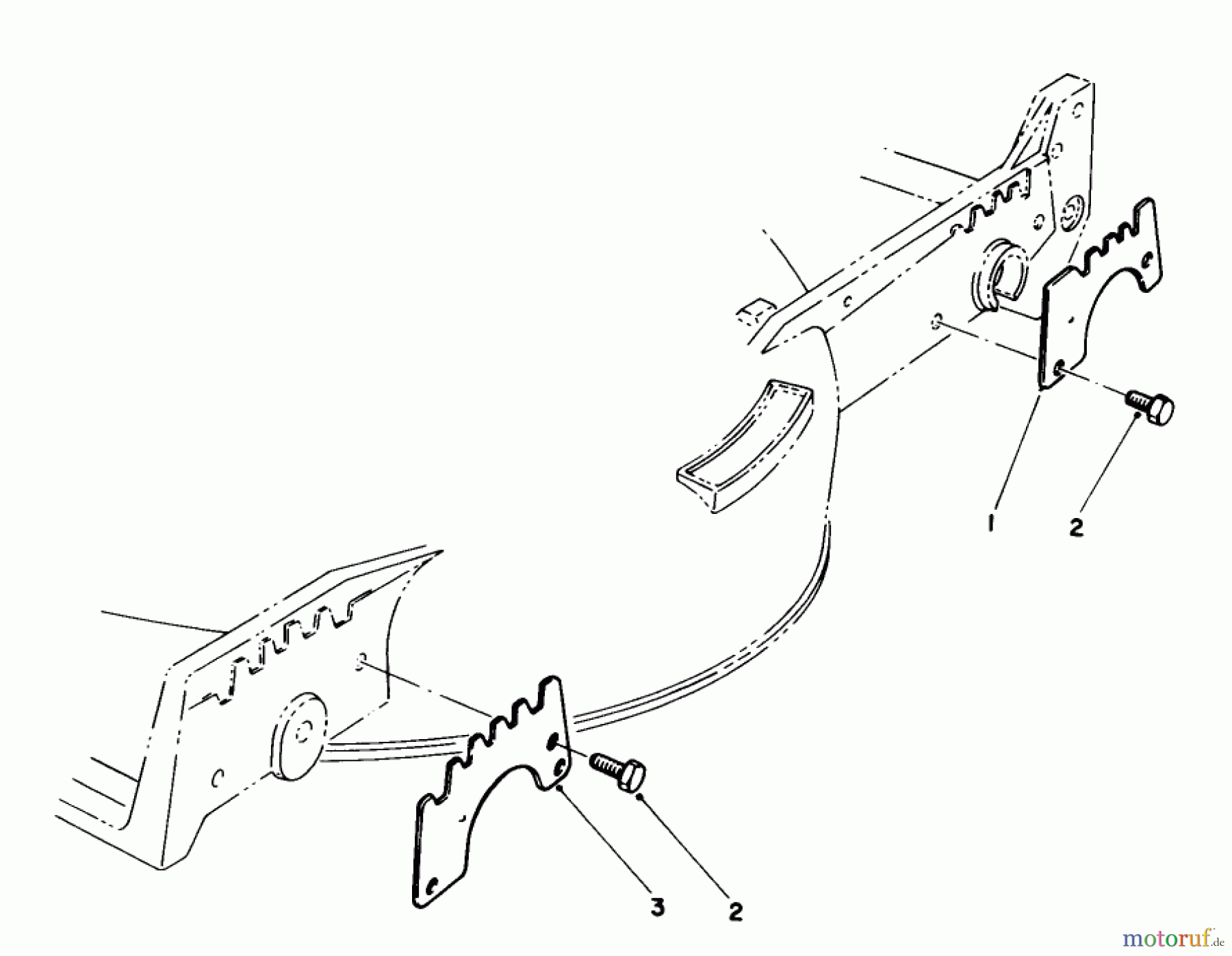  Toro Neu Mowers, Walk-Behind Seite 1 20210 - Toro Lawnmower, 1991 (1000001-1999999) WEAR PLATE MODEL NO. 49-4080 (OPTIONAL)