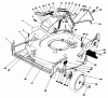 Toro 20213 - Lawnmower, 1991 (1000001-1999999) Ersatzteile HOUSING ASSEMBLY