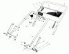 Toro 20216 - Lawnmower, 1991 (1000001-1999999) Ersatzteile HANDLE ASSEMBLY