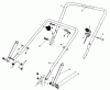 Toro 20217 - Lawnmower, 1991 (1000001-1999999) Ersatzteile HANDLE ASSEMBLY