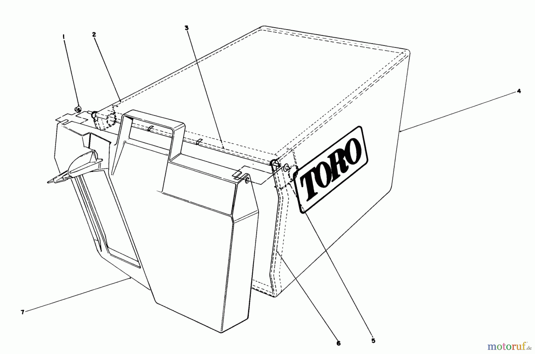  Toro Neu Mowers, Walk-Behind Seite 1 20217 - Toro Lawnmower, 1992 (2000001-2999999) RECYCLER BAGGING KIT MODEL NO. 59179 (OPTIONAL) #2