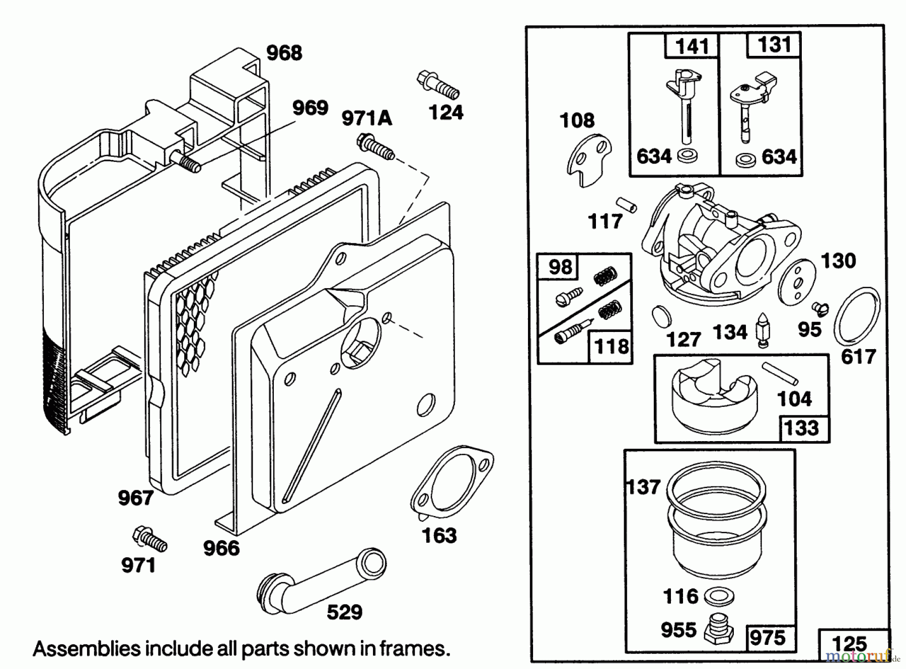  Toro Neu Mowers, Walk-Behind Seite 1 20218 - Toro Lawnmower, 1992 (2000001-2999999) ENGINE BRIGGS & STRATTON MODEL 124702-3115-01 #3