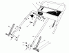 Toro 20218 - Lawnmower, 1992 (2000001-2999999) Ersatzteile HANDLE ASSEMBLY