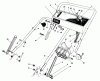 Toro 20322 - Lawnmower, 1992 (2000001-2999999) Ersatzteile HANDLE ASSEMBLY