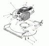 Toro 20324 - Lawnmower, 1992 (2000001-2999999) Ersatzteile ENGINE ASSEMBLY