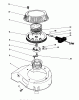 Toro 20326 - Lawnmower, 1992 (2000001-2999999) Ersatzteile RECOIL ASSEMBLY (MODEL NO. 47PM1-1)