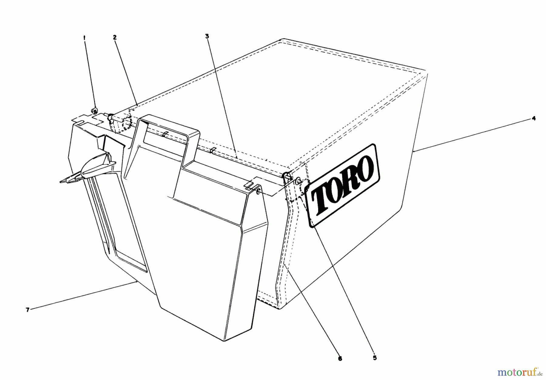  Toro Neu Mowers, Walk-Behind Seite 1 20329 - Toro Lawnmower, 1992 (2000001-2999999) RECYCLER BAGGING KIT MODEL NO. 59179 (OPTIONAL) #2