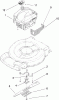 Toro 20330C - 22" Recycler Lawn Mower, 2009 (290000001-290999999) Ersatzteile ENGINE AND BLADE ASSEMBLY
