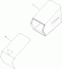 Toro 20330C - 22" Recycler Lawn Mower, 2009 (290000001-290999999) Ersatzteile REAR BAG ASSEMBLY