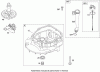 Toro 20331 - 22" Recycler Lawn Mower, 2009 (290000001-290999999) Ersatzteile CRANKCASE COVER/SUMP ASSEMBLY BRIGGS AND STRATTON 124T02-0203-B1