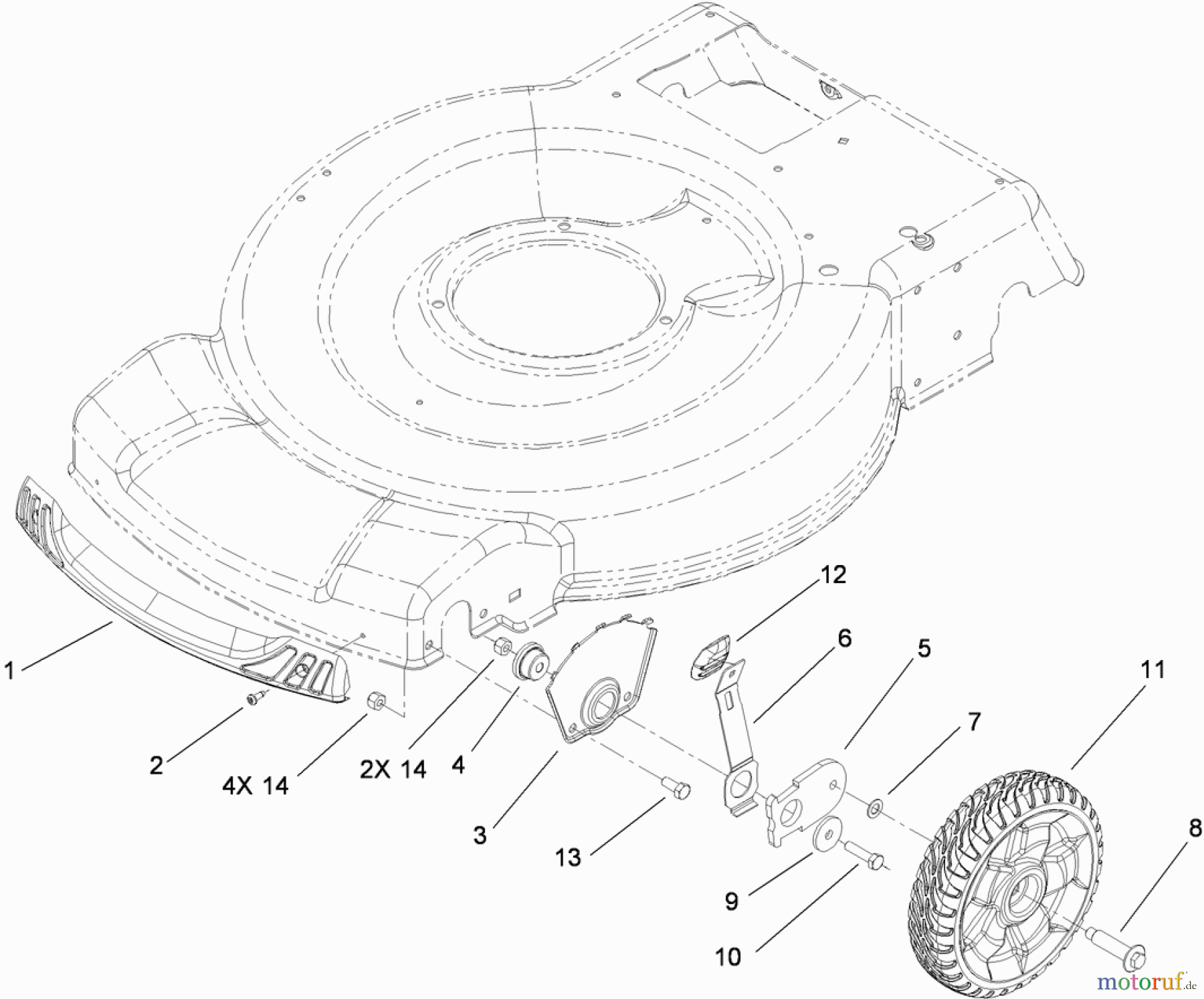  Toro Neu Mowers, Walk-Behind Seite 1 20332 - Toro 22