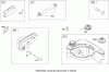 Toro 20333 - 22" Recycler Lawn Mower, 2009 (290000001-290999999) Ersatzteile MUFFLER AND FUEL TANK ASSEMBLY BRIGGS AND STRATTON 126T02-0256-B1