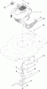 Toro 20334C - 22" Recycler Lawn Mower, 2010 (310000001-310999999) Ersatzteile ENGINE AND BLADE ASSEMBLY