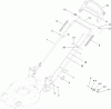 Toro 20383 - Super Recycler Lawn Mower, 2012 (SN 312000001-312999999) Ersatzteile HANDLE ASSEMBLY