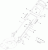 Toro 20384 - Super Recycler Lawn Mower, 2012 (SN 312000001-312999999) Ersatzteile HANDLE ASSEMBLY