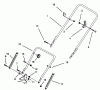 Toro 20435 - 21" Recycler II Super Pro, 1994 (49000001-49999999) Ersatzteile HANDLE ASSEMBLY