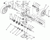 Toro 20438 - Lawnmower, 1993 (39000001-39999999) Ersatzteile GEAR CASE ASSEMBLY