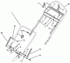 Toro 20438 - Lawnmower, 1993 (39000001-39999999) Ersatzteile HANDLE ASSEMBLY