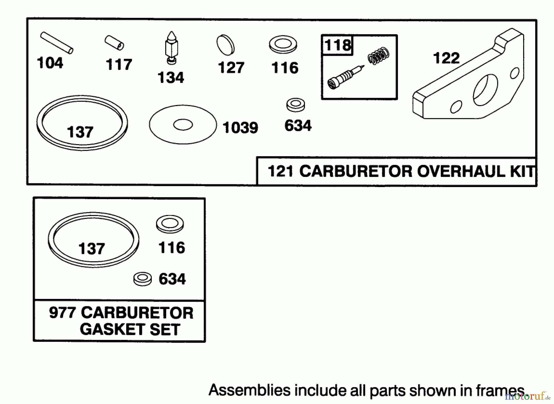  Toro Neu Mowers, Walk-Behind Seite 1 20439 - Toro Lawnmower, 1994 (49000001-49999999) ENGINE GTS-150 #6