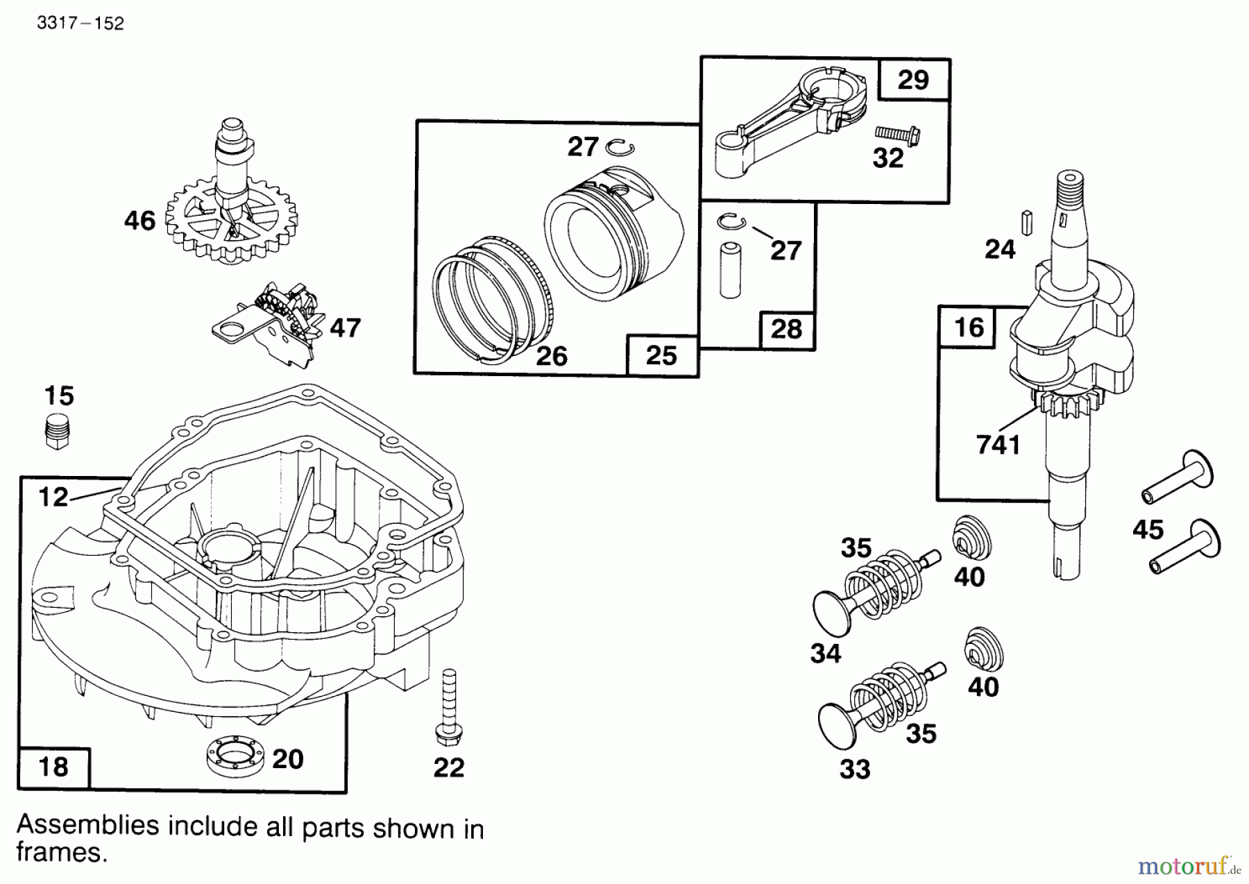  Toro Neu Mowers, Walk-Behind Seite 1 20443 - Toro Lawnmower, 1995 (5900001-5999999) ENGINE BRIGGS & STRATTON MODEL 127802-0640-01 #2