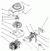 Toro 20444 - Lawnmower, 1995 (5900001-5999999) Ersatzteile SHROUD AND BLOCK ASSEMBLY (MODEL NO. 20442 ONLY)