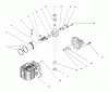Toro 20454 - Lawnmower, 1996 (6900001-6999999) Ersatzteile BLOCK ASSEMBLY (MODEL NO. 20442 ONLY)