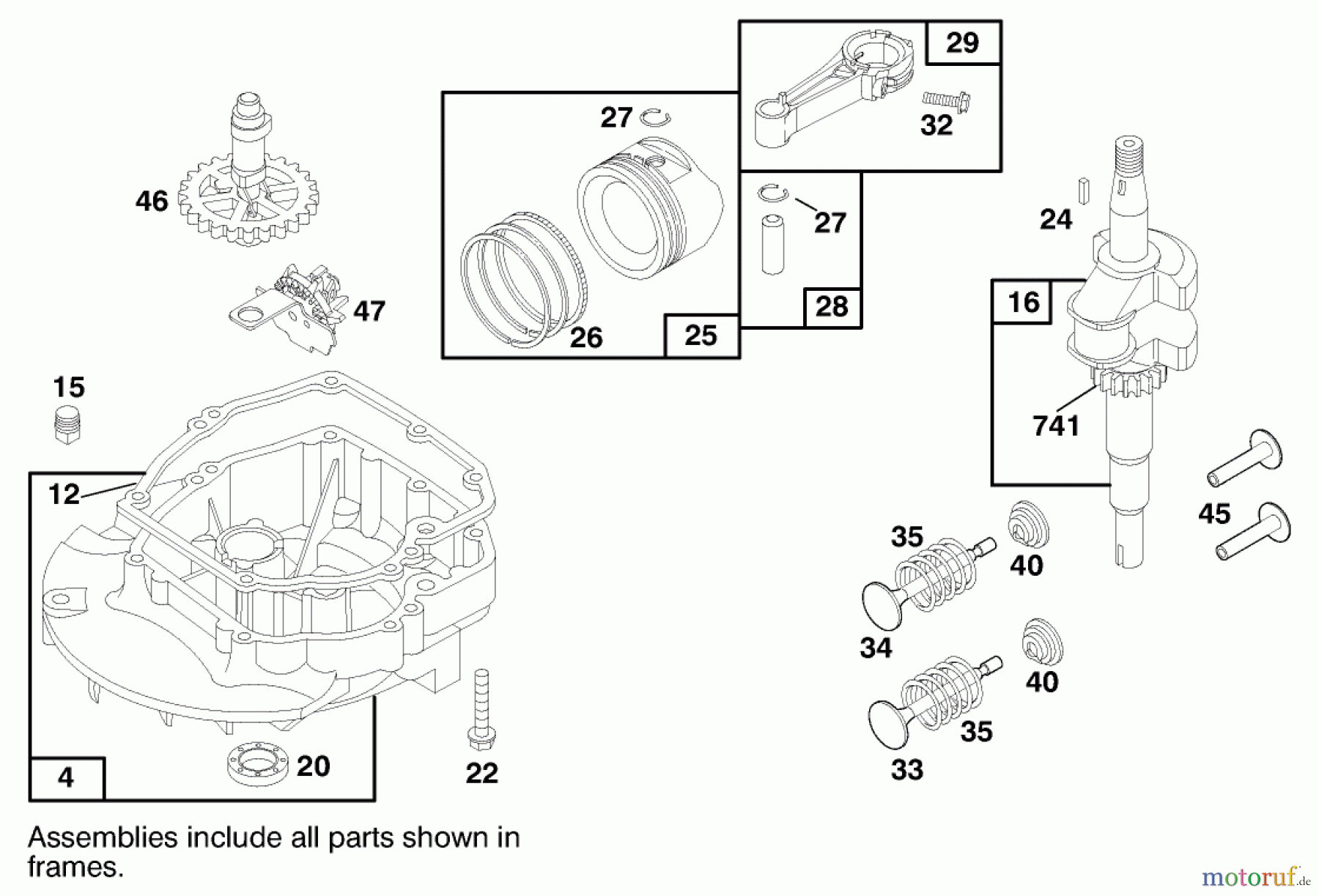  Toro Neu Mowers, Walk-Behind Seite 1 20445 - Toro Lawnmower, 1997 (7900001-7999999) ENGINE BRIGGS & STRATTON MODEL 12F802-1750-A1 #2
