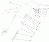 Toro 20448 - Lawnmower, 1997 (7900001-7999999) Ersatzteile HANDLE ASSEMBLY