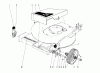 Toro 20451 - Lawnmower, 1976 (6000001-6999999) Ersatzteile FRONT WHEEL AND PIVOT ARM ASSEMBLY
