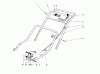 Toro 20451 - Lawnmower, 1976 (6000001-6999999) Ersatzteile HANDLE ASSEMBLY