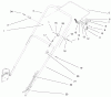 Toro 20452 (R-21S) - Recycler Mower, R-21S, 1998 (8900001-8999999) Ersatzteile HANDLE ASSEMBLY