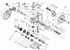 Toro 20462 - Super Recycler Lawnmower, 1996 (6900001-6999999) Ersatzteile GEAR CASE ASSEMBLY