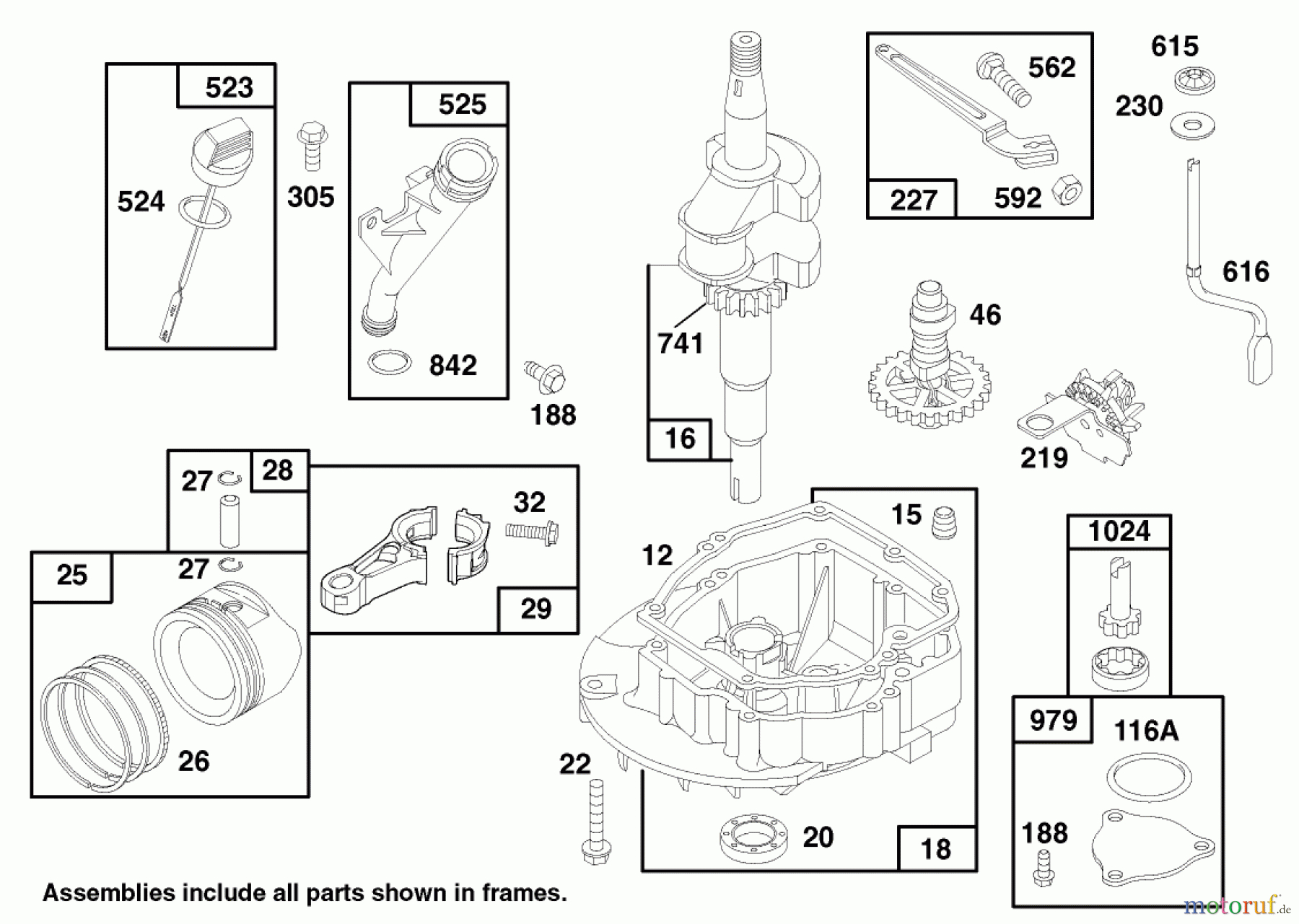  Toro Neu Mowers, Walk-Behind Seite 1 20464 - Toro Super Recycler Lawnmower, 1997 (7900001-7999999) ENGINE GTS 150 #2