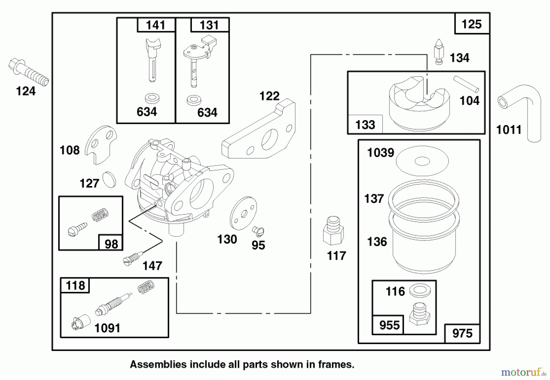 Toro Neu Mowers, Walk-Behind Seite 1 20464 - Toro Super Recycler Lawnmower, 1997 (7900001-7999999) ENGINE GTS 150 #3