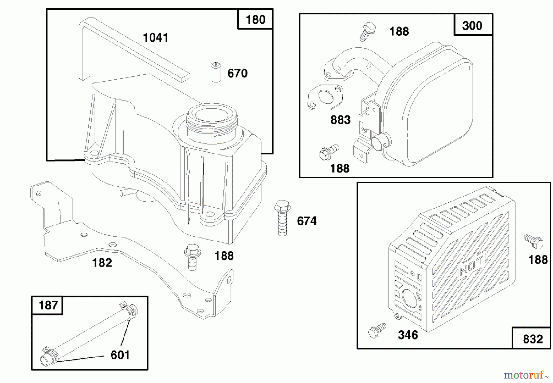  Toro Neu Mowers, Walk-Behind Seite 1 20465 - Toro Lawnmower, 1996 (6900001-6999999) ENGINE GTS 150 (MODEL NO. 20465 ONLY) #7
