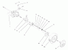 Toro 20466 - Lawnmower, 1996 (6900001-6999999) Ersatzteile REAR AXLE ASSEMBLY