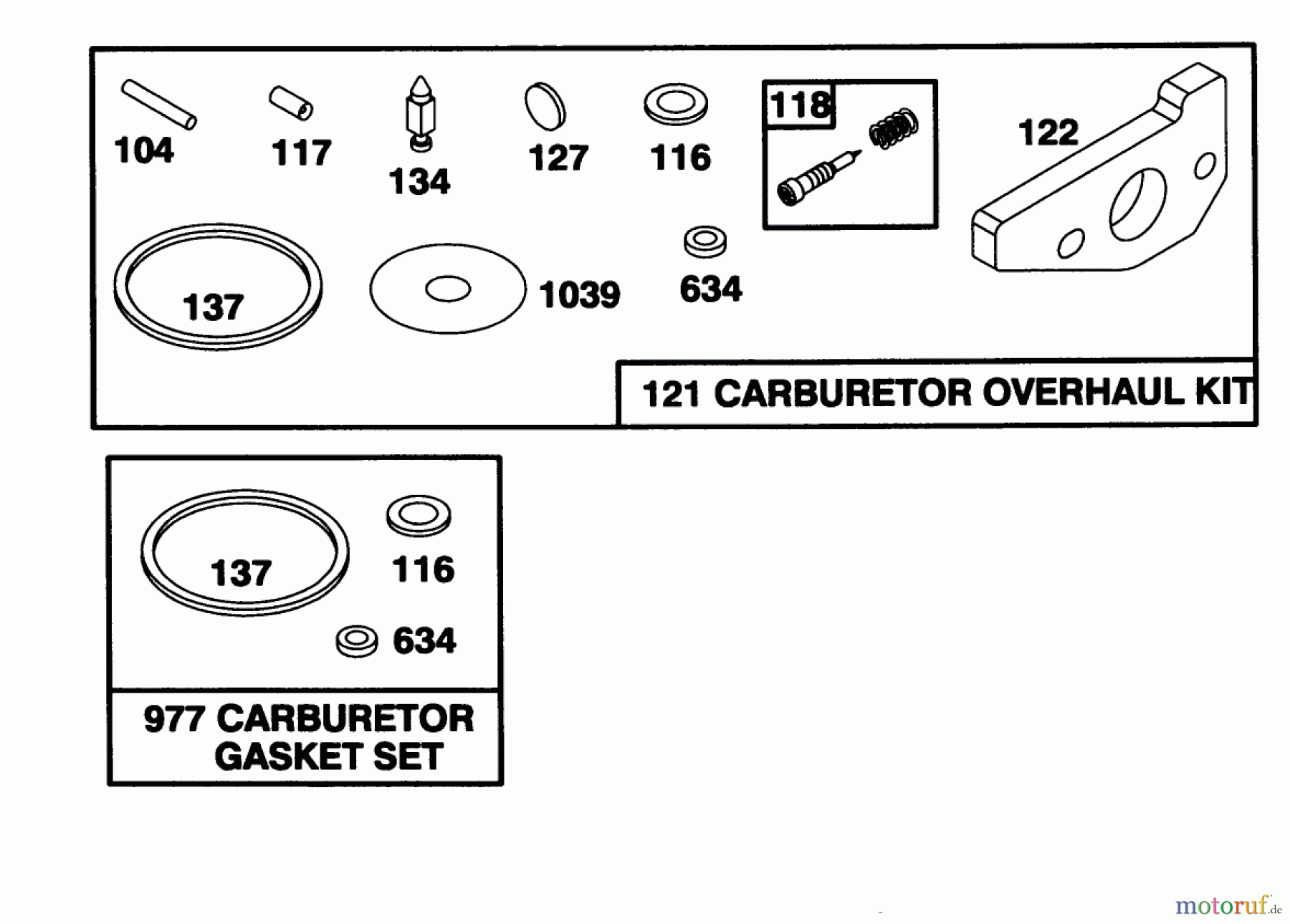  Toro Neu Mowers, Walk-Behind Seite 1 20466 - Toro Super Recycler Lawnmower, 1995 (5900001-5999999) ENGINE GTS-150 (MODEL NO. 20466 ONLY)(MODEL NO. 97777-0110-01) #6