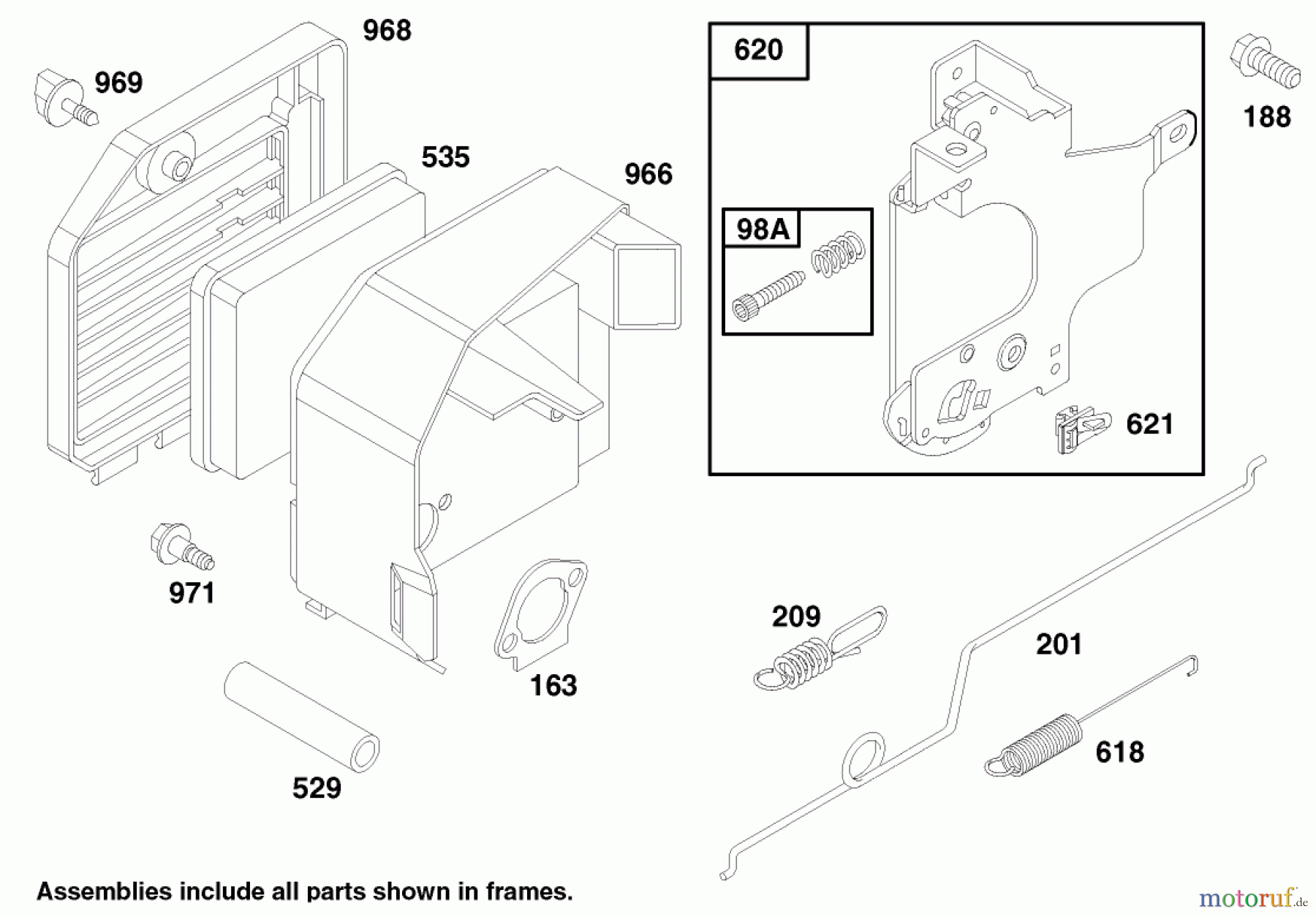  Toro Neu Mowers, Walk-Behind Seite 1 20465 - Toro Super Recycler Mower, 1997 (790000001-799999999) ENGINE GTS 150 #4
