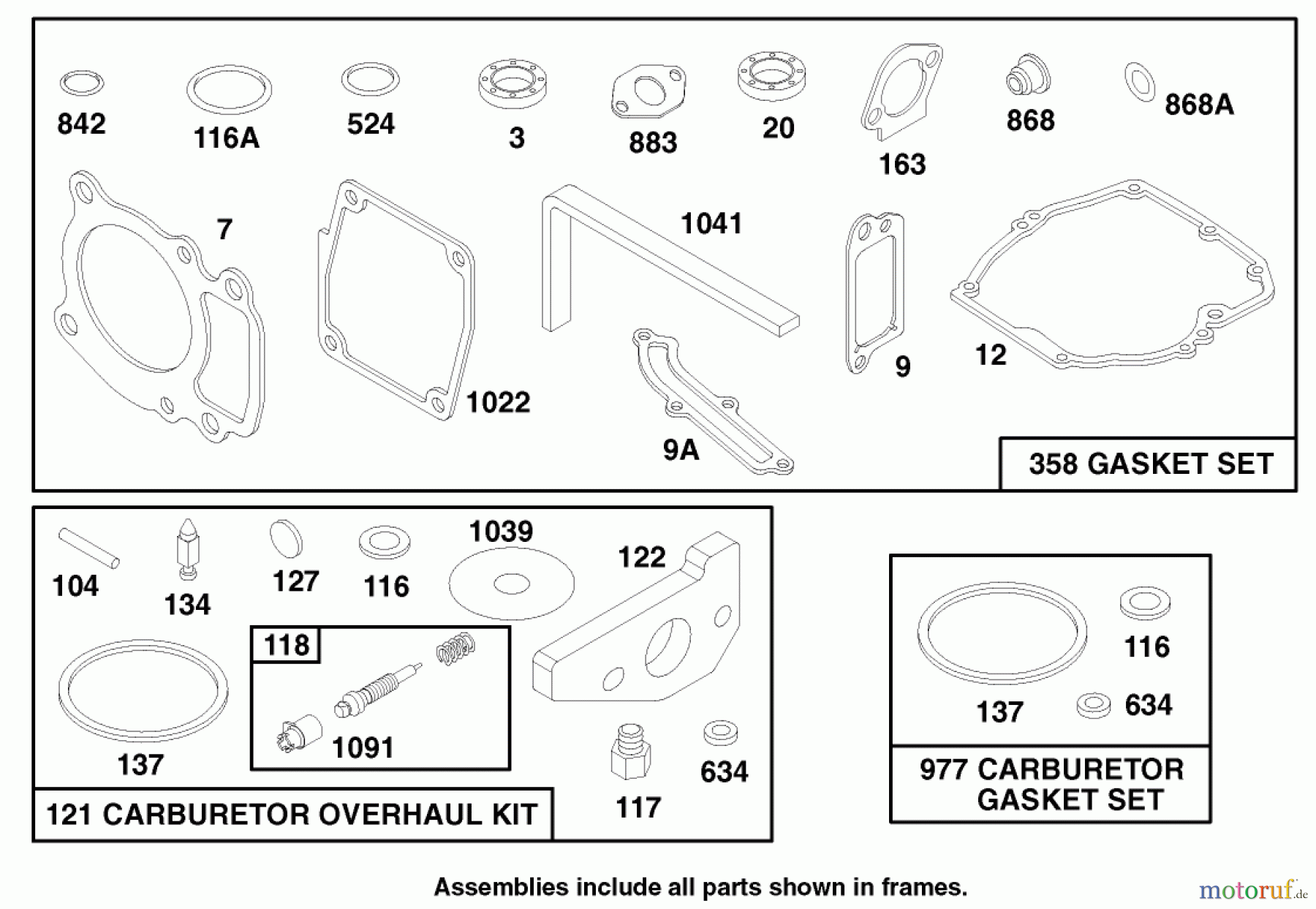  Toro Neu Mowers, Walk-Behind Seite 1 20465 - Toro Super Recycler Mower, 1997 (790000001-799999999) ENGINE GTS 150 #8