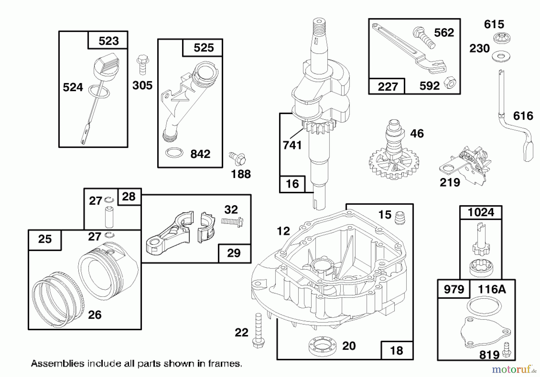  Toro Neu Mowers, Walk-Behind Seite 1 20474 - Toro Super Recycler Lawnmower, 1996 (6900001-6999999) ENGINE GTS 150 #2