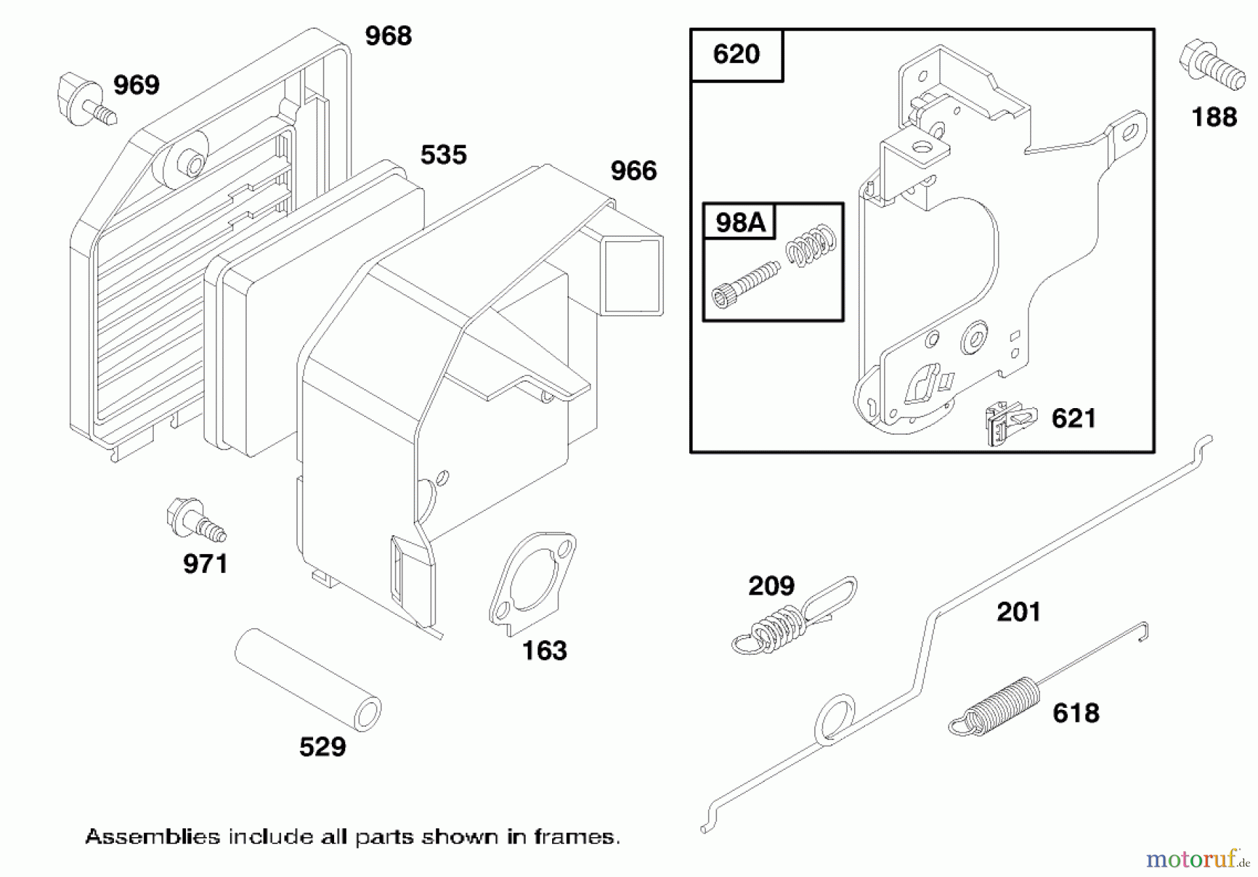  Toro Neu Mowers, Walk-Behind Seite 1 20474 - Toro Super Recycler Lawnmower, 1996 (6900001-6999999) ENGINE GTS 150 #4