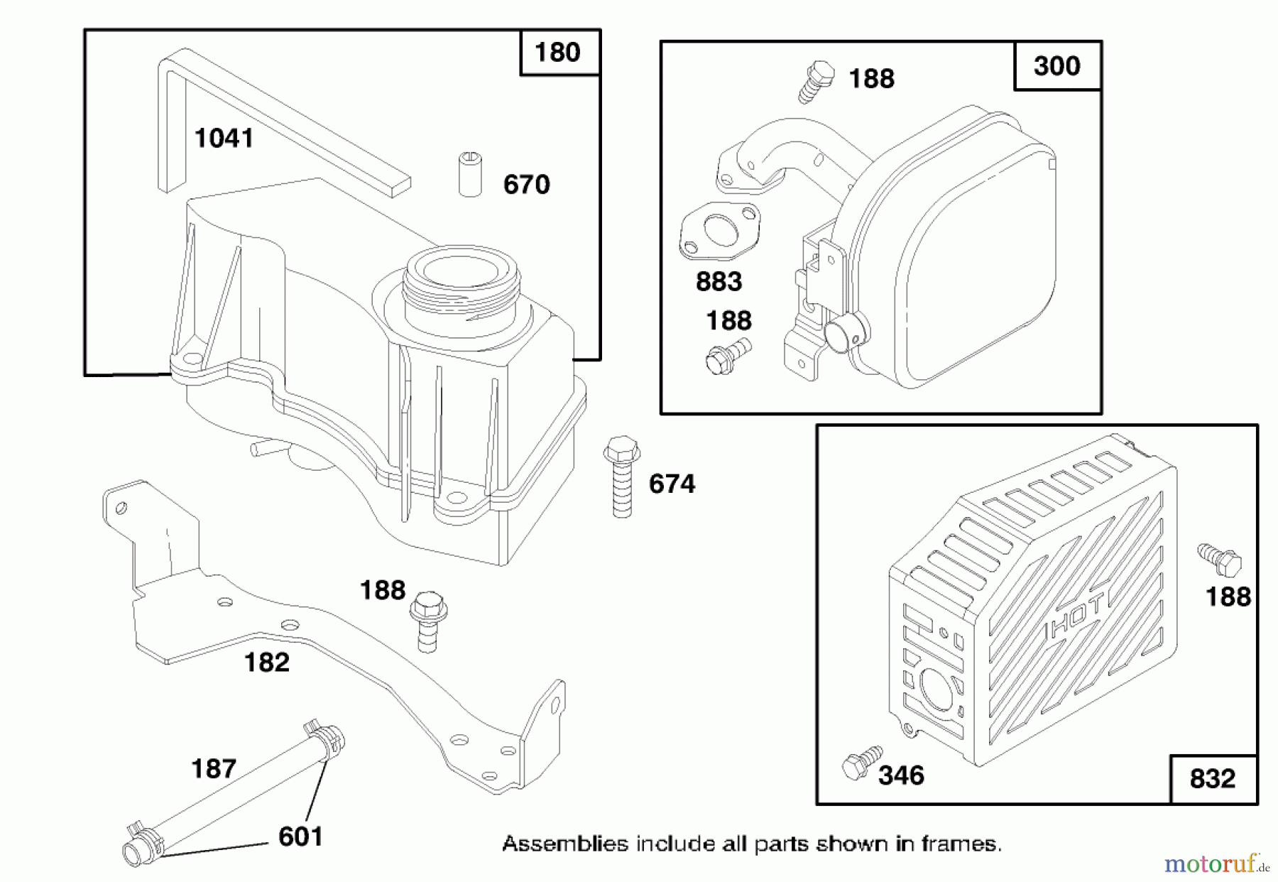  Toro Neu Mowers, Walk-Behind Seite 1 20474 - Toro Super Recycler Lawnmower, 1996 (6900001-6999999) ENGINE GTS 150 #8